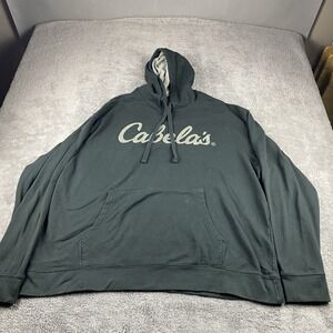 Cabela's Hoodie Mens 2XL Olive‎ Long Sleeve